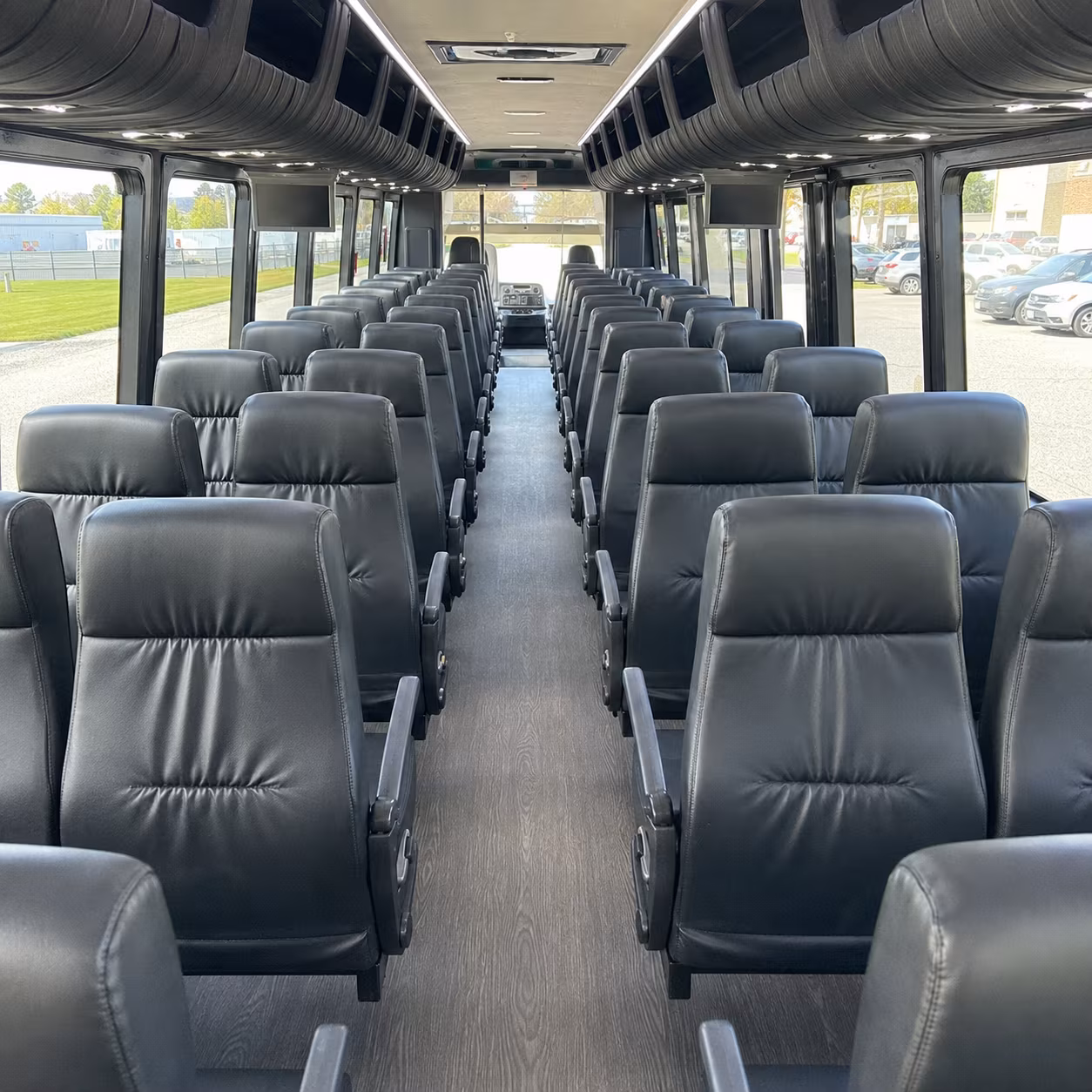 charter buses for chesapeake wedding ceremony and reception transfers