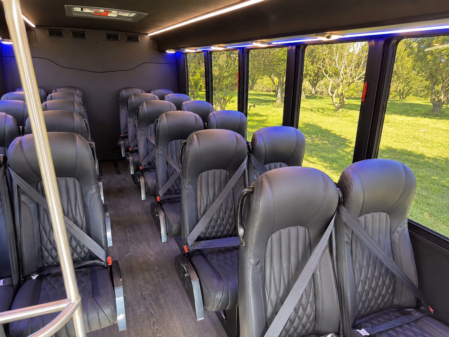 chesapeake 18 passenger minibus interior
