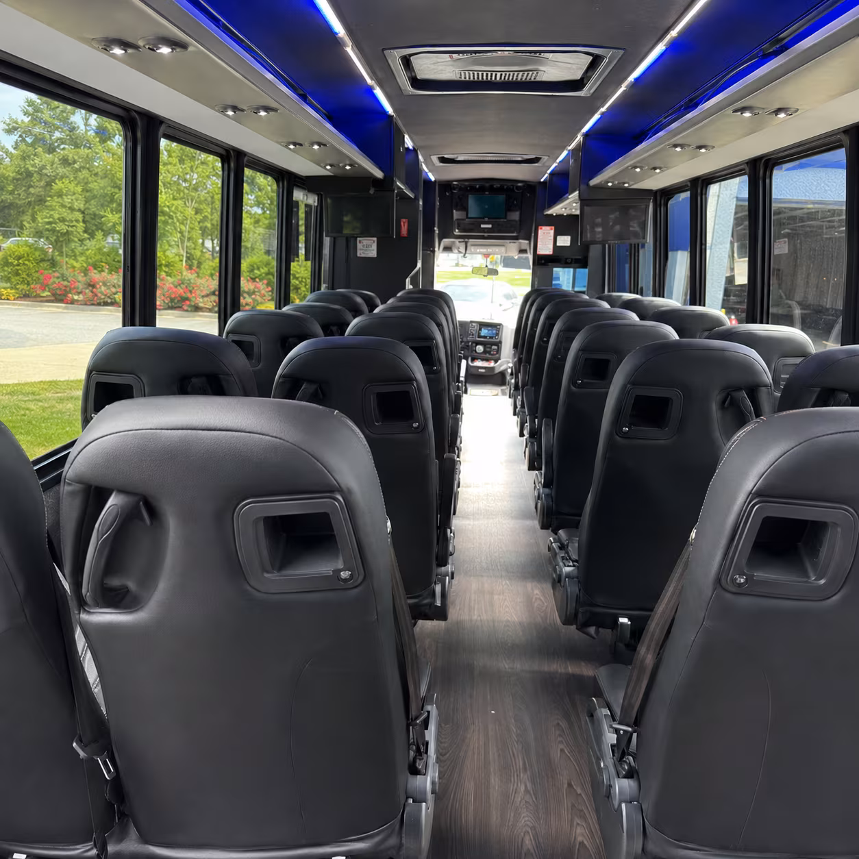 chesapeake 25 passenger minibus inside