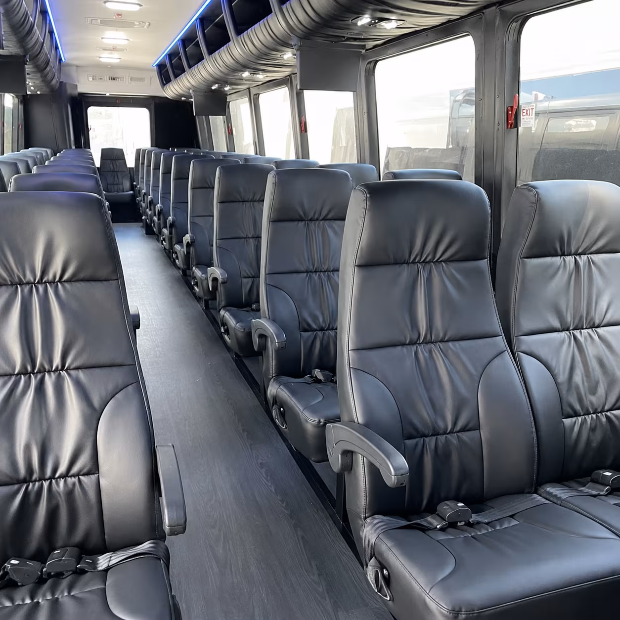 chesapeake 28 passenger minibus inside