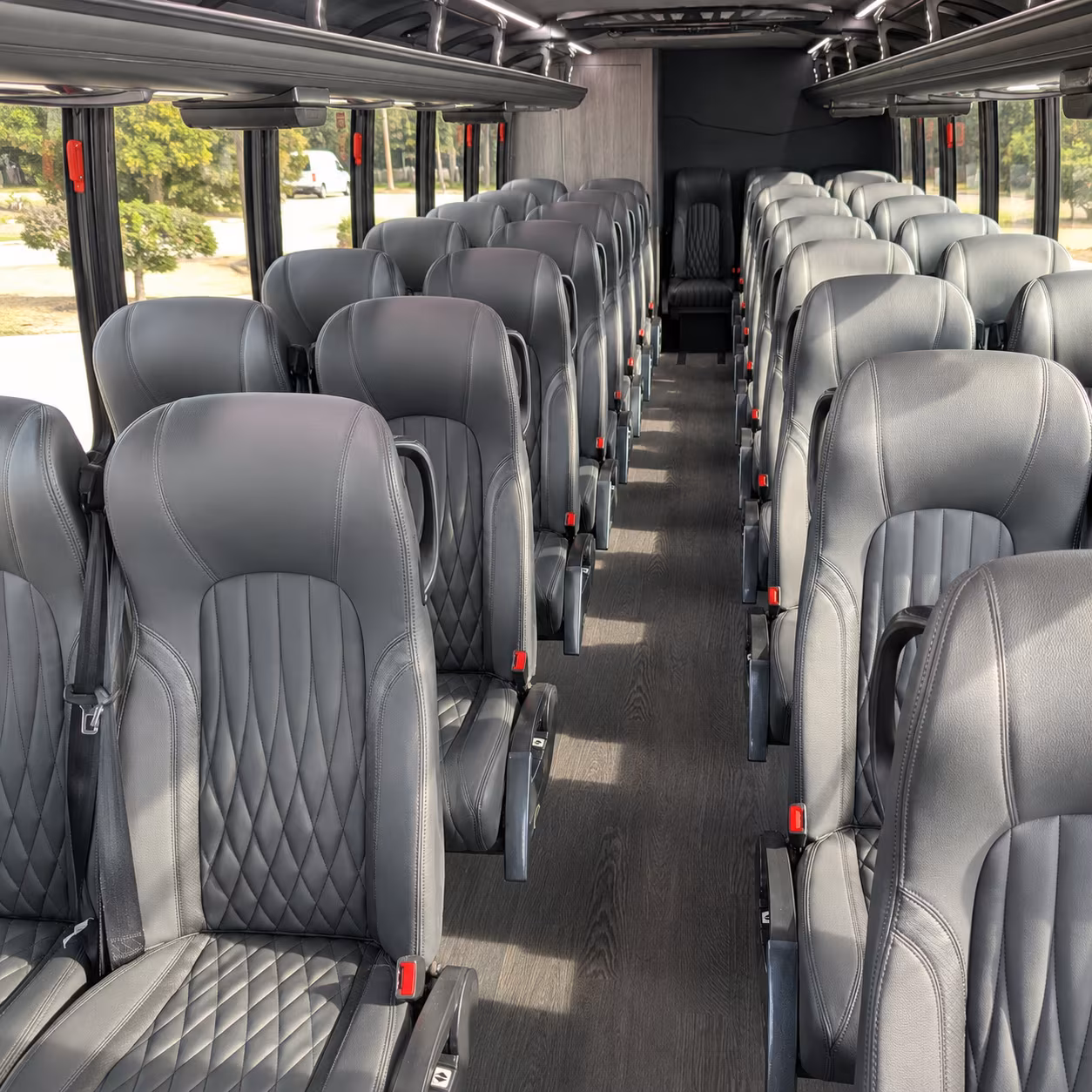 chesapeake 28 passenger minibus interior