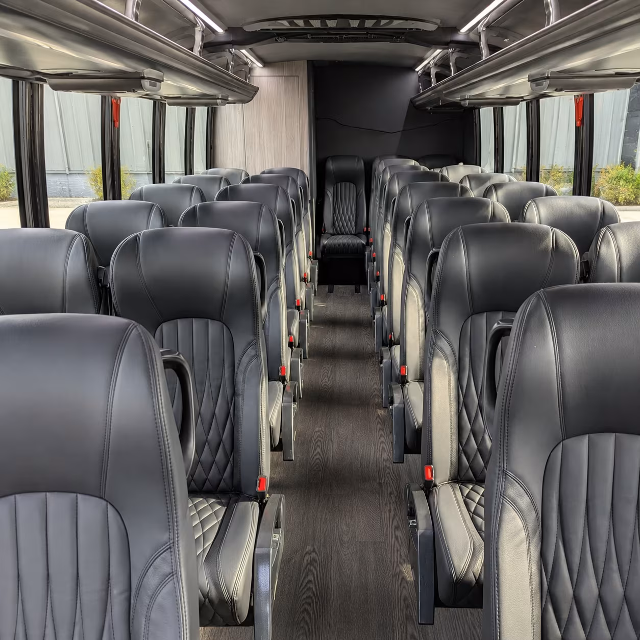 chesapeake 30 passenger minibus inside