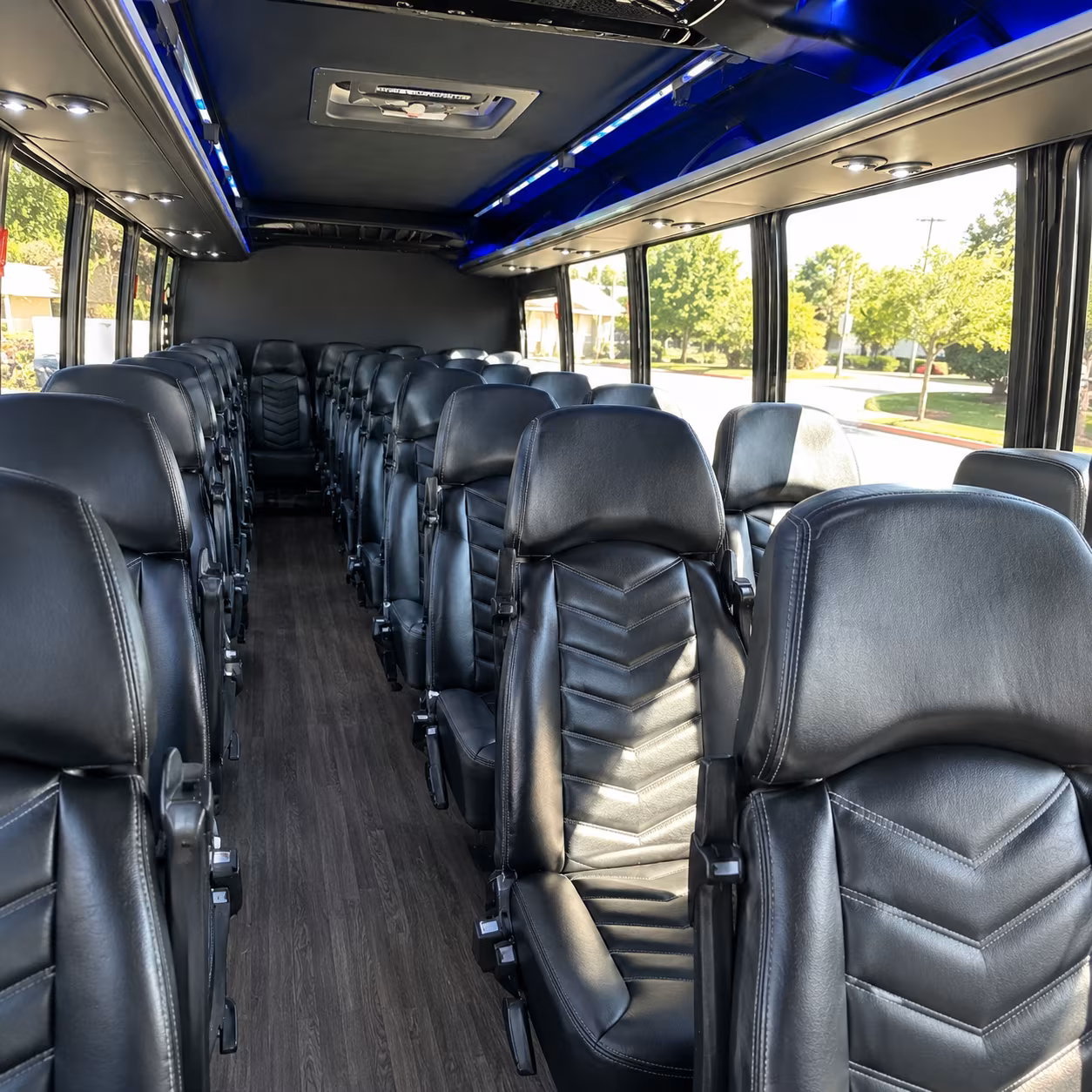 chesapeake 30 passenger minibus interior