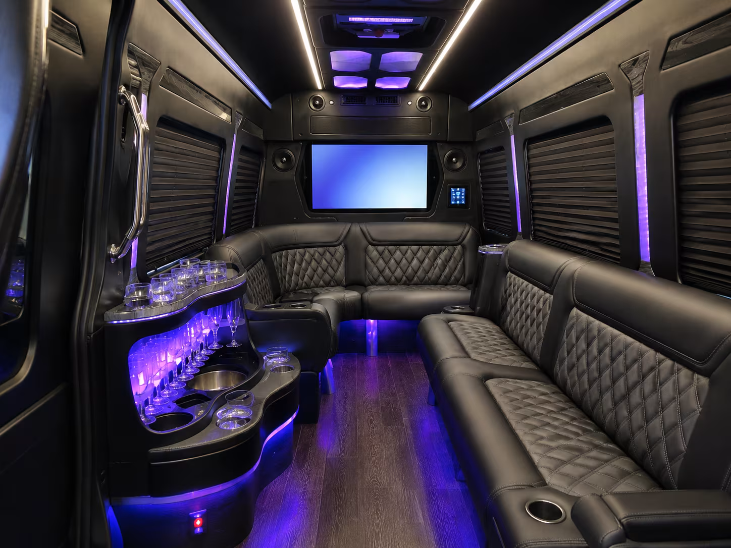 chesapeake sprinter limousine inside