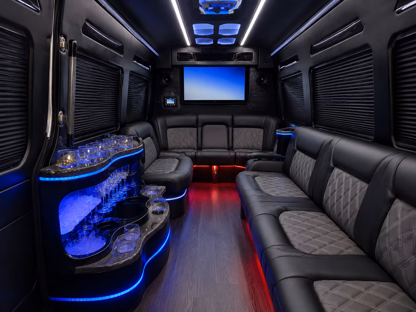 chesapeake sprinter limousine interior