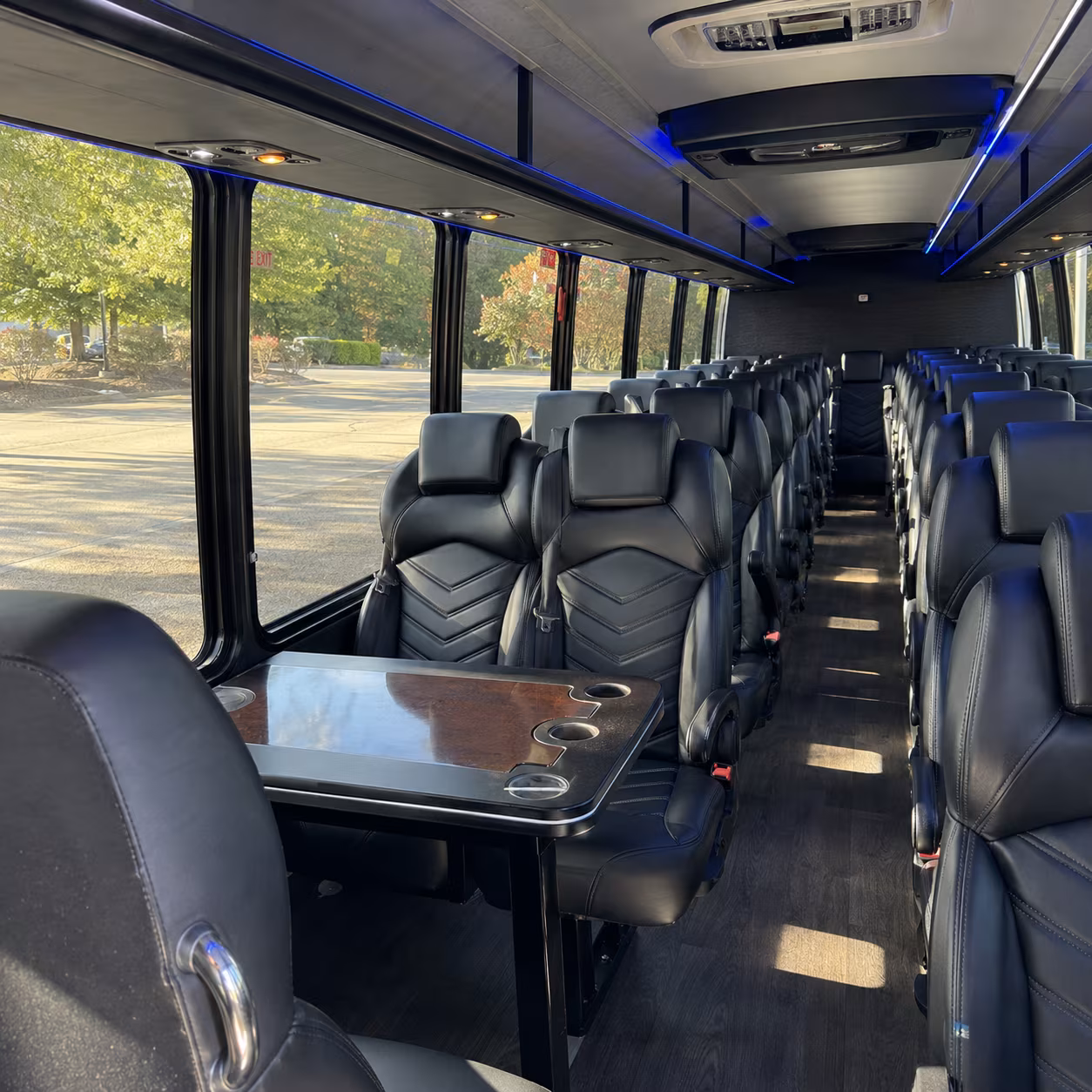 how is a bus rental actually priced in chesapeake virginia